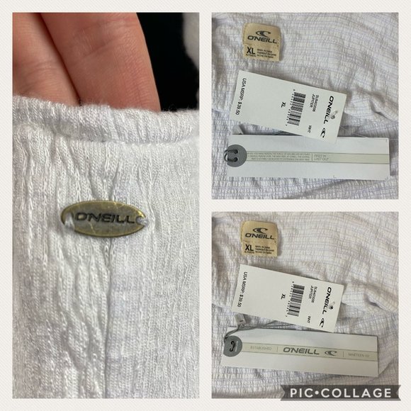 O'Neill XL Jupiter Cold Off Shoulder Tank Top - Picture 12 of 12